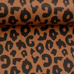 Kunstleder Happy Collection Leo by Cherry Picking - 315 ocker/schwarz