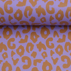 Kunstleder Happy Collection Leo by Cherry Picking - 642 flieder/braun