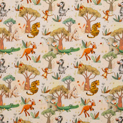 Baumwolljersey Safari Animals