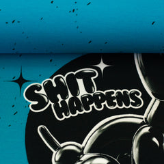 Panel French Terry Shit Happens by Thorsten Berger