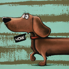 Panel French Terry Dachshund Berny by Thorsten Berger