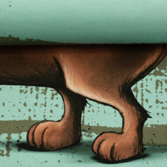 Panel French Terry Dachshund Berny by Thorsten Berger
