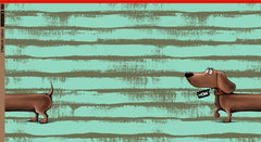 Panel French Terry Dachshund Berny by Thorsten Berger