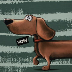 Panel French Terry Dachshund Berny by Thorsten Berger