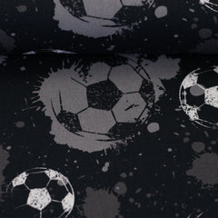 Baumwollstoff Fussball Spatter
