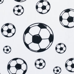 Baumwollstoff Fussball