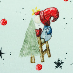 Sweatshirtstoff Winterwonderland hellmint by Sabine Marschall