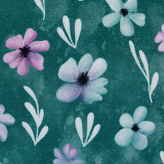Modal French Terry Velvet Bloom by Mrs. Mint Design