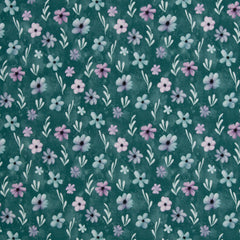 Modal French Terry Velvet Bloom by Mrs. Mint Design