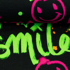 Sweatshirtstoff Happy Smile by Christiane Zielinski