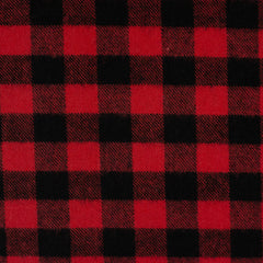 Flanell Maverick Klassik rot/schwarz