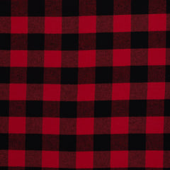 Flanell Maverick Klassik rot/schwarz
