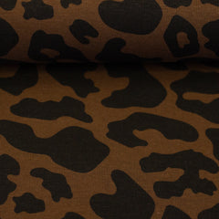 Sweatshirtstoff Aspen Leoprint