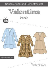 Schnittmuster Fadenkäfer Kleid Valentina Damen