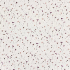 Double Gauze Musselin Digital Violet Vintage Flower