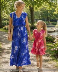 Viskose Leinen Batik