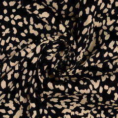 Baumwoll Stretch-Satin Animal Print