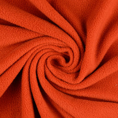 Reststück: 1,80m - Polarfleece uni terracotta
