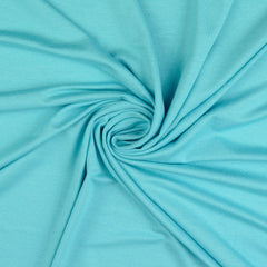 Reststück: 1,50 Meter Viskosejersey uni türkis