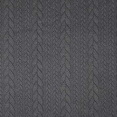 Zopfstrick Jacquard Fenja - 5001 schwarz