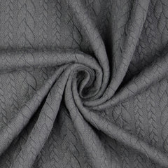 Zopfstrick Jacquard Fenja - 5001 schwarz