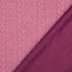 Zopfstrick Jacquard Fenja - 5023 hellbeere