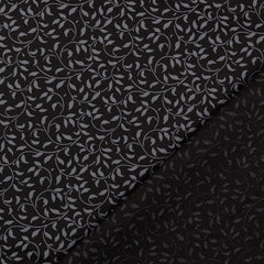 Baumwoll Cretonne Rachelle schwarz