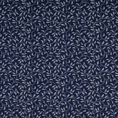 Baumwoll Cretonne Rachelle dunkelblau