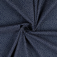 Baumwoll Cretonne Rachelle dunkelblau