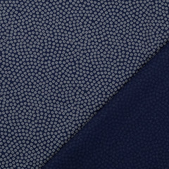 Baumwoll Cretonne Rachelle dunkelblau