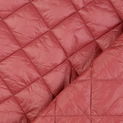 Reststück: 2,80m - Steppstoff altrosa beidseitig gesteppt !