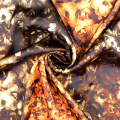 Polyester Satin Flower Dreams