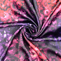 Polyester Satin Flower Dreams