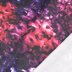 Polyester Satin Flower Dreams