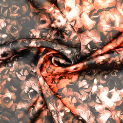 Polyester Satin Flower Dreams