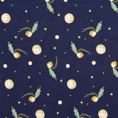 Baumwolljersey Digital Nachthimmel by Little Darling