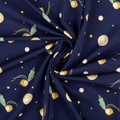 Baumwolljersey Digital Nachthimmel by Little Darling