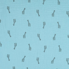 Double Gauze Musselin Kleine Giraffen