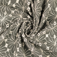 Double Gauze Musselin Lochstickerei Anneke