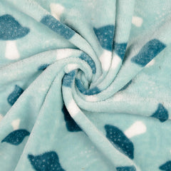 Flanell Fleece Kleine Pilze