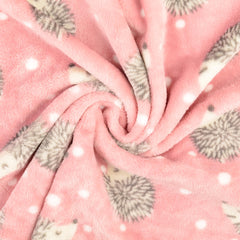 Flanell Fleece Kleine Igel