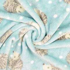 Flanell Fleece Kleine Igel