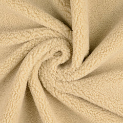 Teddyfleece mit Suedeabseite - sand