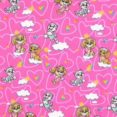 Lizenz Baumwolljersey Paw Patrol Herzen