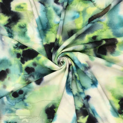 Viskose Stretch Tie Dye Autumn