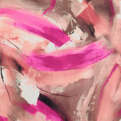 Viskosejersey Digital Brush Stroke