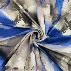 Viskosejersey Digital Brush Stroke