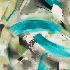 Viskosejersey Digital Brush Stroke