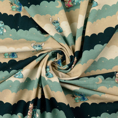 Lizenz Baumwolljersey Digital Lilo & Stitch Stripes - Farbe 2