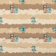 Lizenz Baumwolljersey Digital Lilo & Stitch Stripes - Farbe 1